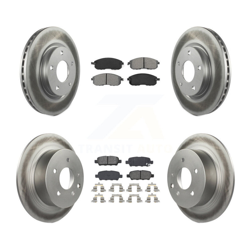 Transit Auto KGS-101109 Disc Brake Kit for 2013-2019 Nissan Sentra - Front and Rear