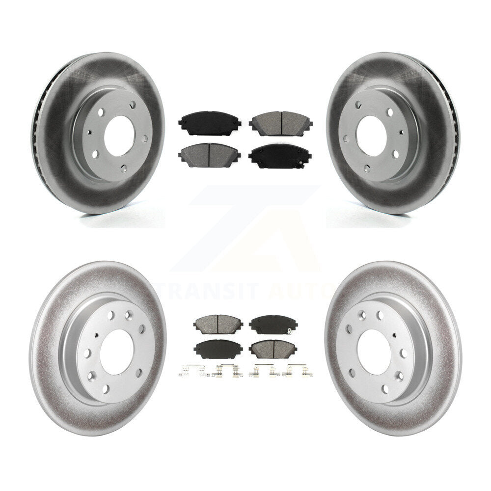 Transit Auto KGS-101110 Disc Brake Kit for 2014-2018 Mazda 3, Mazda 3 Sport - Front and Rear