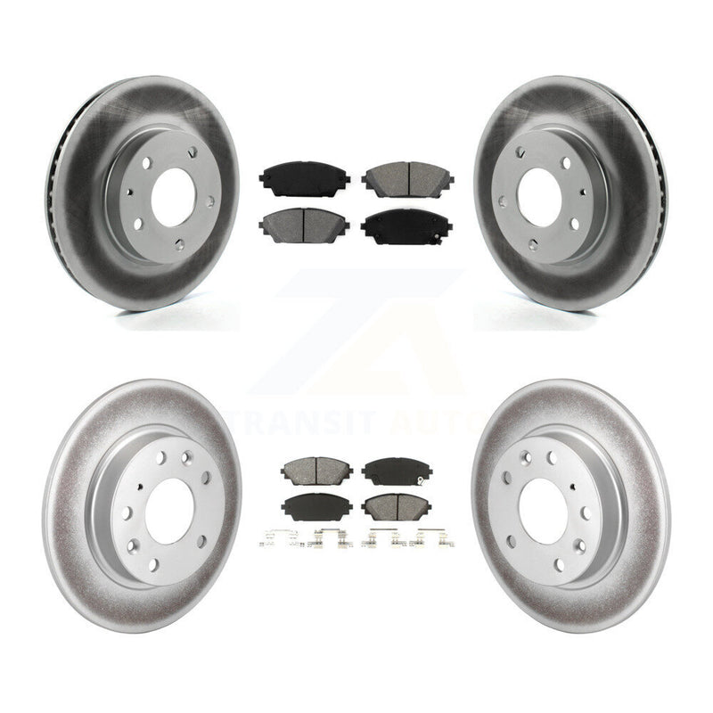 Transit Auto KGS-101110 Disc Brake Kit for 2014-2018 Mazda 3, Mazda 3 Sport - Front and Rear