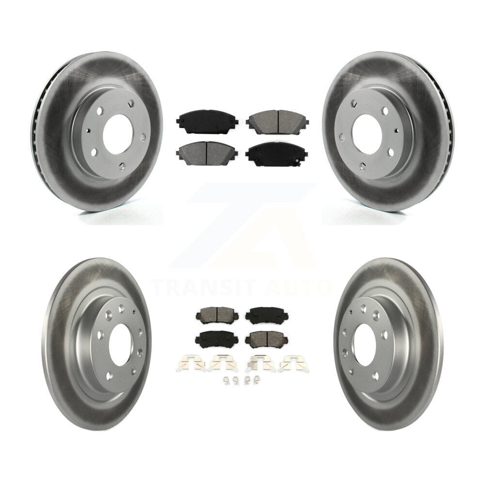 Transit Auto KGS-101111 Disc Brake Kit for 2016-2018 Mazda CX-3 - Front and Rear