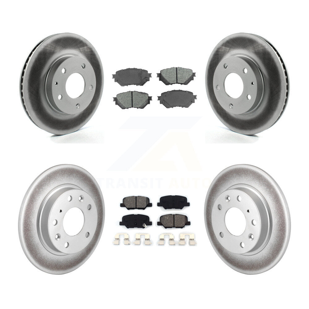 Transit Auto KGS-101112 Disc Brake Kit for 2014-2018 Mazda 3, Mazda 3 Sport - Front and Rear