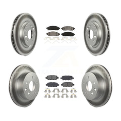 Transit Auto KGS-101114 Disc Brake Kit for 2015 Nissan LEAF - Front and Rear