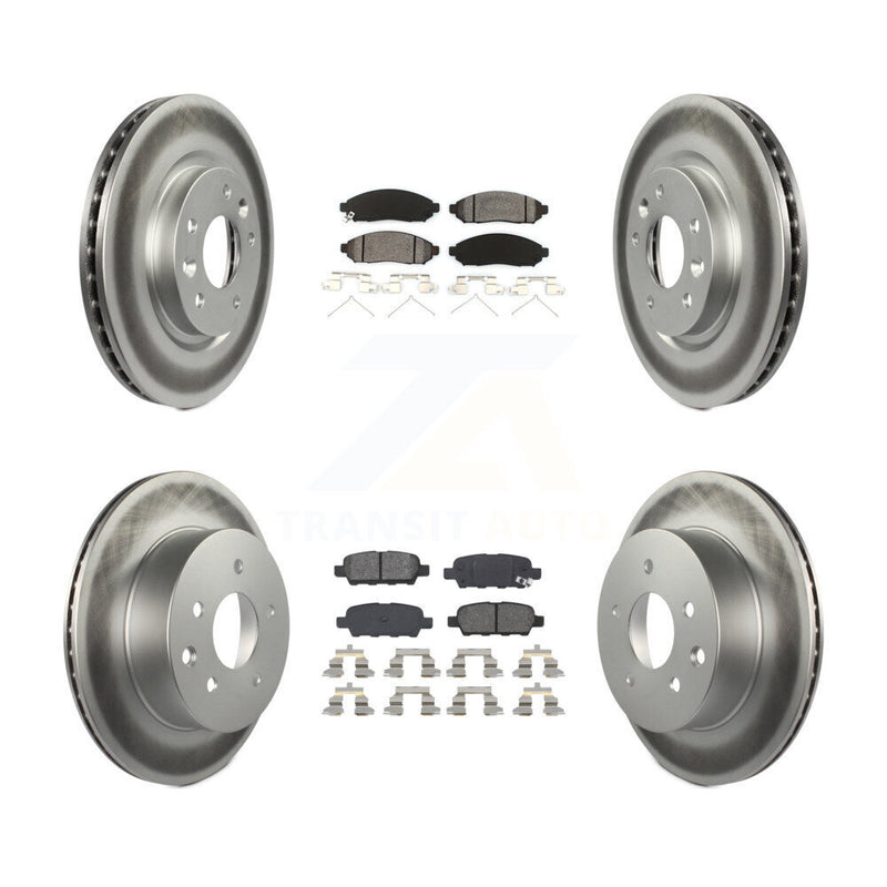 Transit Auto KGS-101114 Disc Brake Kit for 2015 Nissan LEAF - Front and Rear