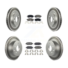 Transit Auto KGS-101115 Disc Brake Kit for 2014-2017 Nissan LEAF - Front and Rear