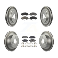 Transit Auto KGS-101116 Disc Brake Kit for 2014-2023 Nissan Rogue, Nissan Rogue Sport, Nissan Qashqai - Front and Rear