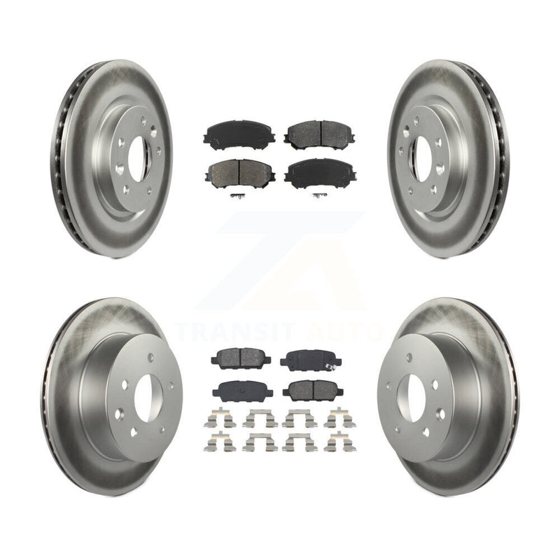 Transit Auto KGS-101116 Disc Brake Kit for 2014-2023 Nissan Rogue, Nissan Rogue Sport, Nissan Qashqai - Front and Rear