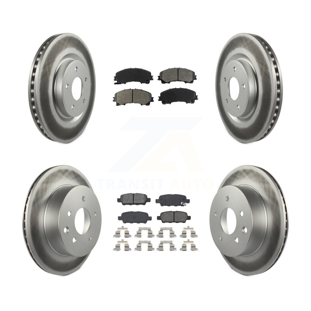Transit Auto KGS-101117 Disc Brake Kit for 2014-2019 Nissan Rogue - Front and Rear