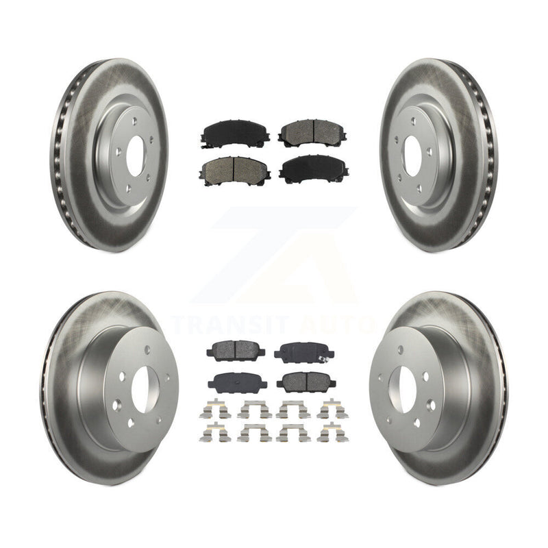 Transit Auto KGS-101117 Disc Brake Kit for 2014-2019 Nissan Rogue - Front and Rear