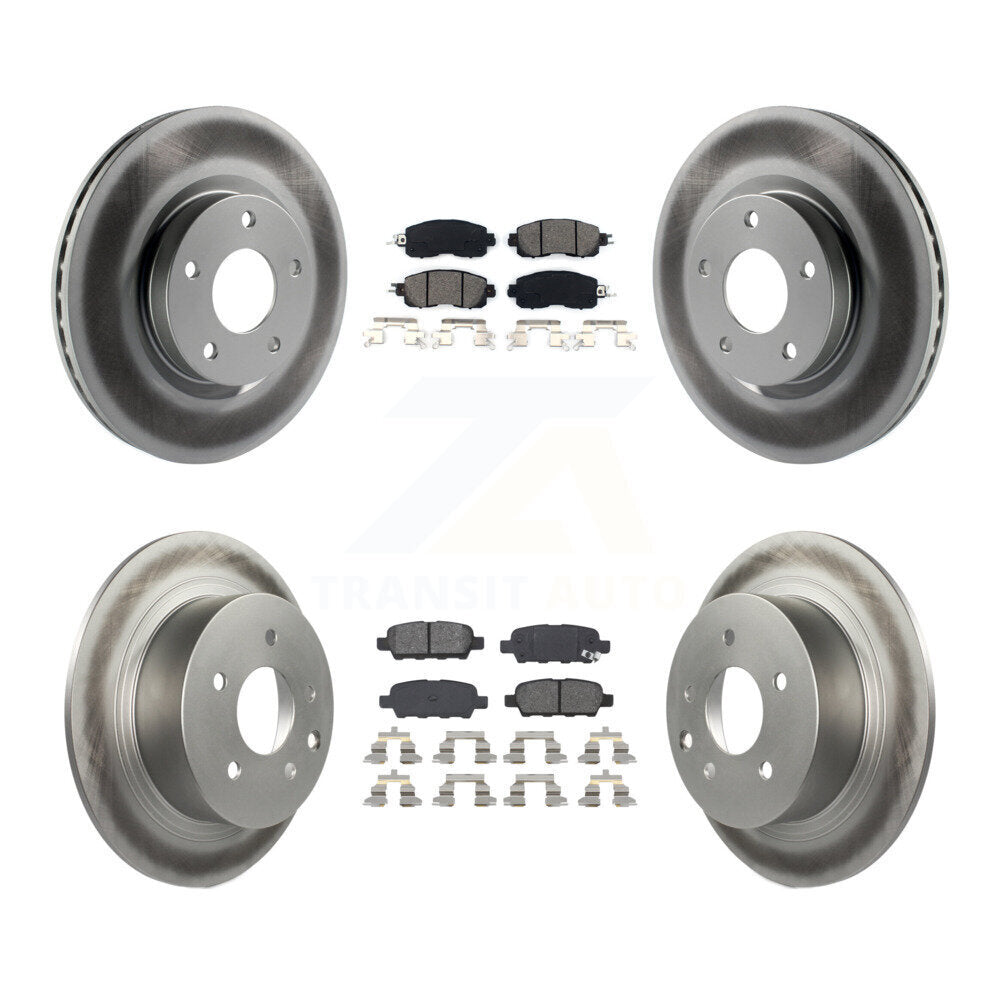 Transit Auto KGS-101118 Disc Brake Kit for 2013-2023 Nissan Altima - Front and Rear