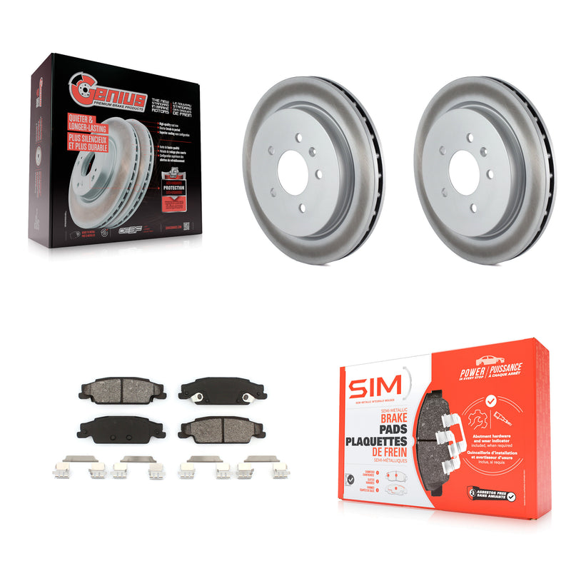 Transit Auto KGS-101142 Disc Brake Kit for 2003-2011 Cadillac CTS, Cadillac STS - Rear