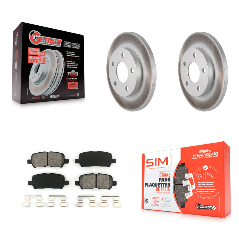 Transit Auto KGS-101143 Disc Brake Kit for 2004-2016 Chevrolet Impala Limited, Chevrolet Impala and More - Rear