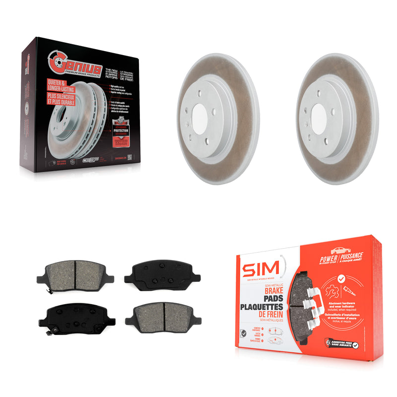 Transit Auto KGS-101146 Disc Brake Kit for 2005 Buick Terraza, Chevrolet Uplander and More - Rear