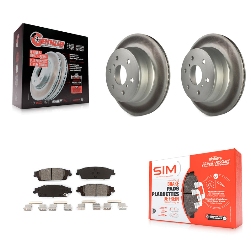 Transit Auto KGS-101154 Disc Brake Kit for 2014-2020 Chevrolet Suburban, Chevrolet Silverado 1500 and More - Rear