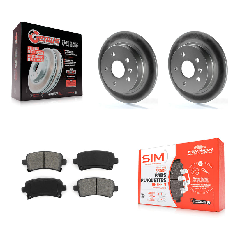 Transit Auto KGS-101167 Disc Brake Kit for 2011-2017 Chevrolet Malibu Limited, Chevrolet Malibu and More - Rear