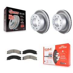 Transit Auto KGS-101169 Disc Brake Kit for 2011-2019 Chevrolet Suburban 3500 HD, Chevrolet Silverado 2500 HD and More - Rear