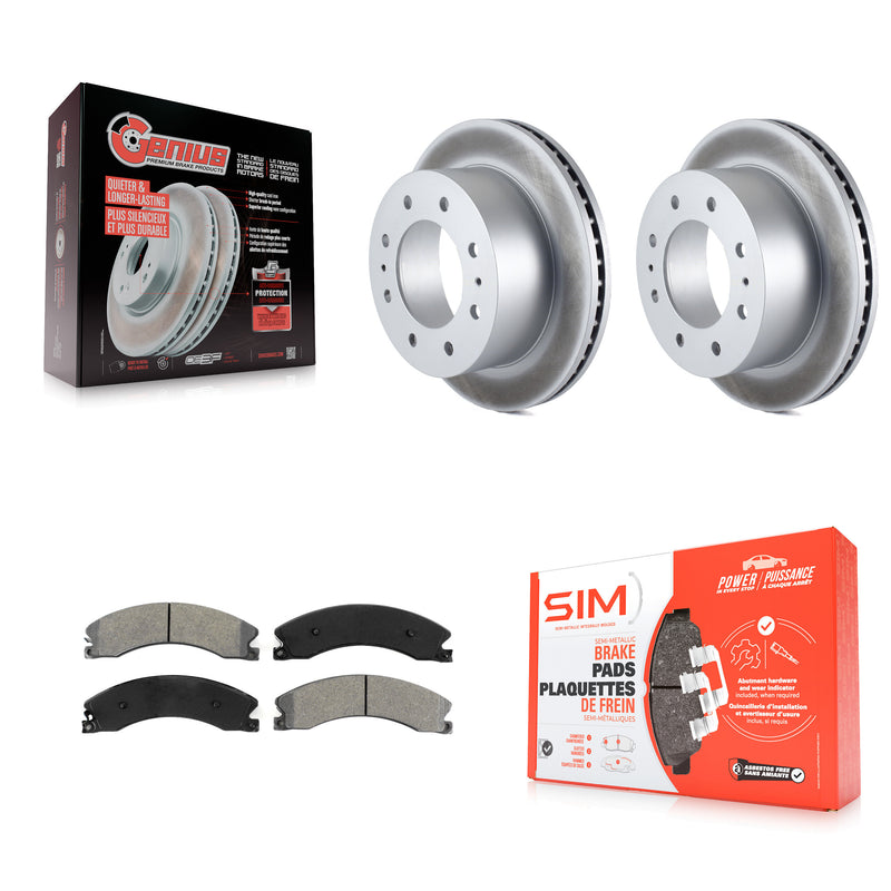 Transit Auto KGS-101169 Disc Brake Kit for 2011-2019 Chevrolet Suburban 3500 HD, Chevrolet Silverado 2500 HD and More - Rear