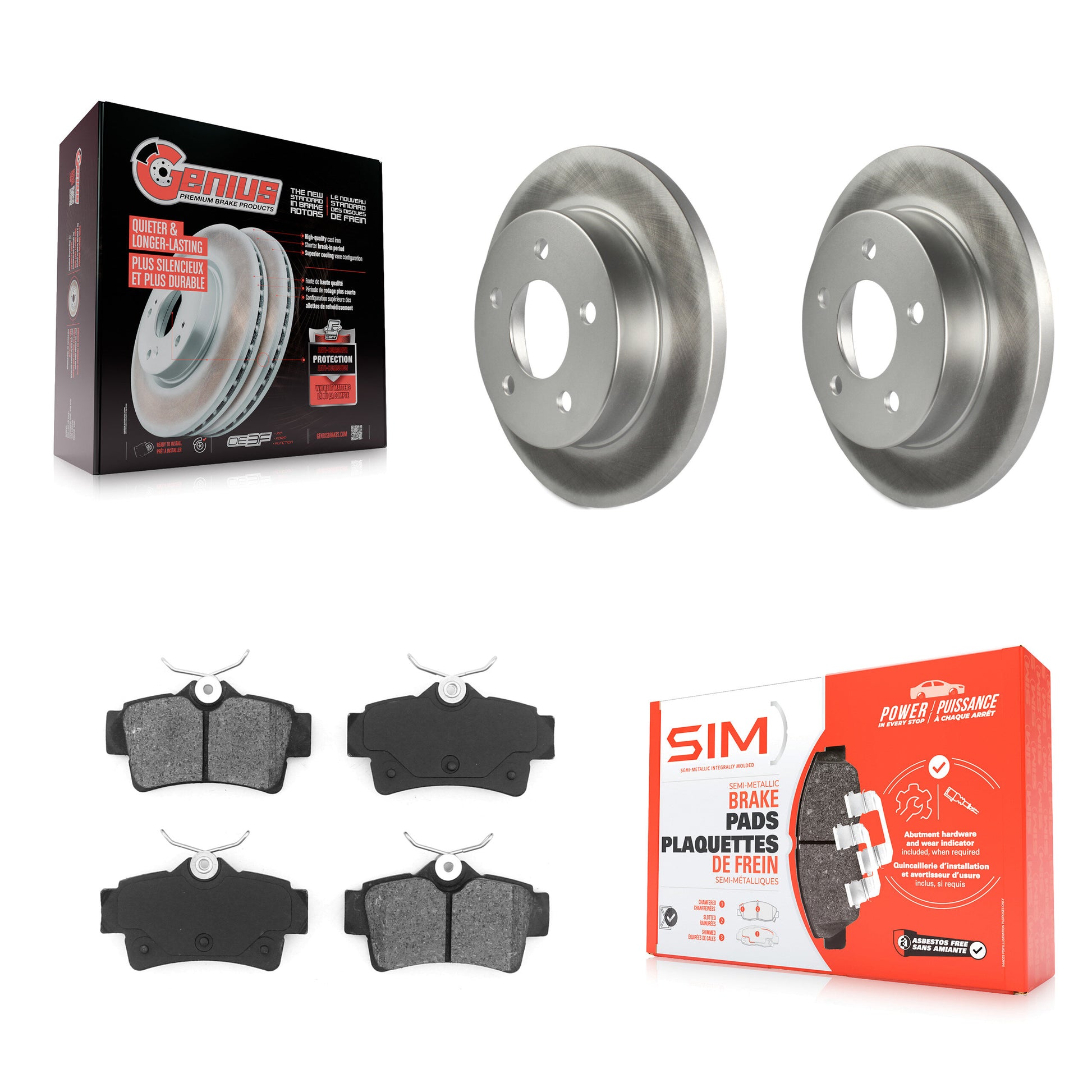Transit Auto KGS-101174 Disc Brake Kit for 1994-2004 Ford Mustang - Rear