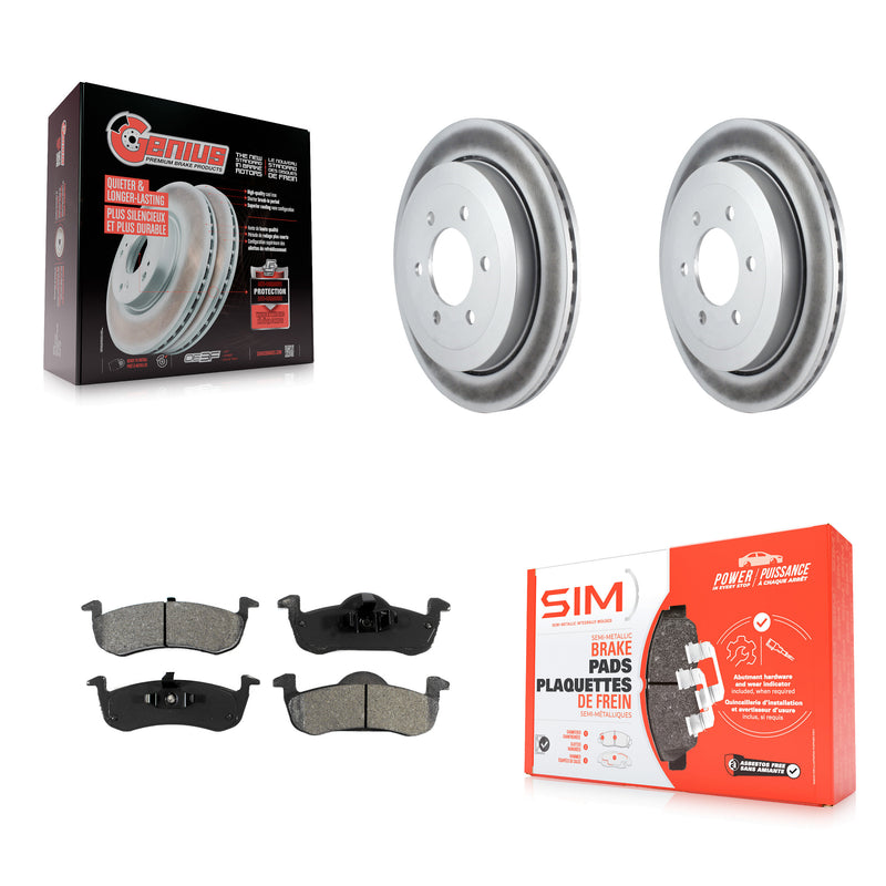 Transit Auto KGS-101204 Disc Brake Kit for 2007-2017 Ford Expedition, Lincoln Navigator - Rear