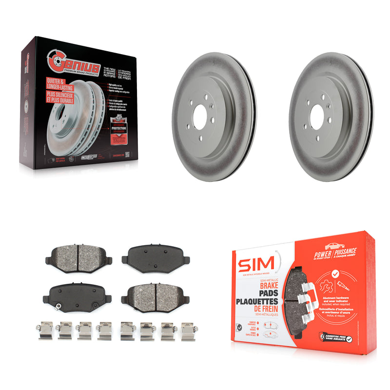 Transit Auto KGS-101215 Disc Brake Kit for 2012-2019 Ford Taurus, Ford Explorer and More - Rear