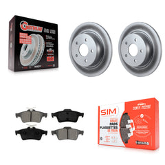 Transit Auto KGS-101216 Disc Brake Kit for 2013-2018 Ford Transit Connect, Ford C-Max, Ford Escape - Rear