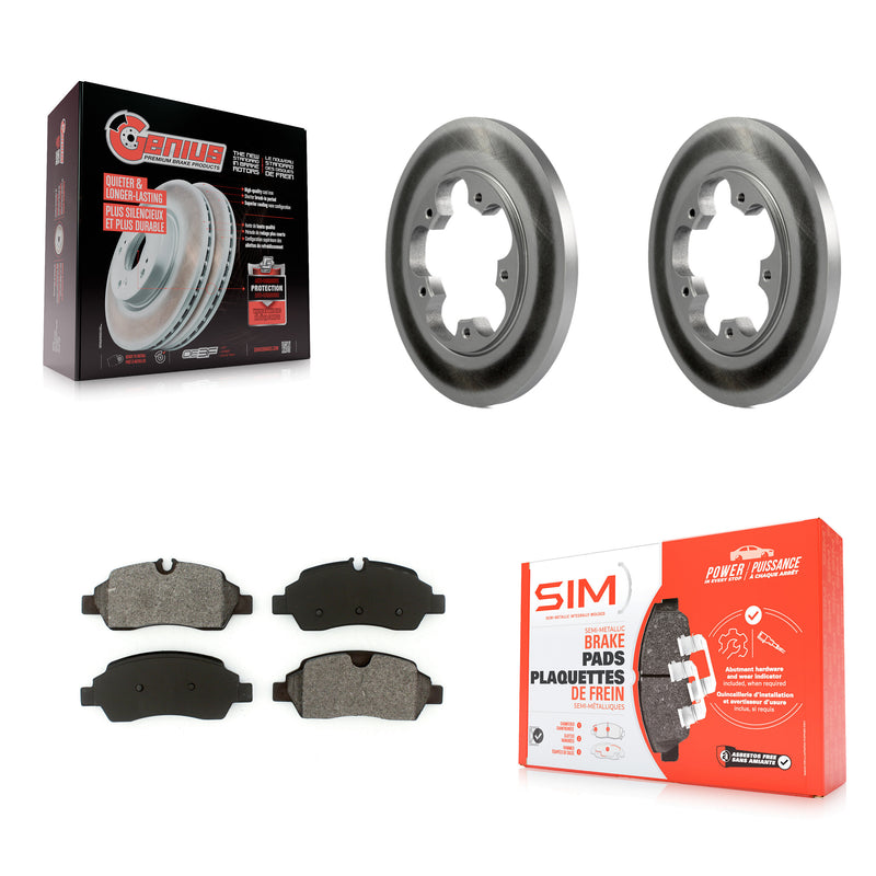 Transit Auto KGS-101221 Disc Brake Kit for 2015-2019 Ford Transit-350 HD, Ford Transit-150 and More - Rear