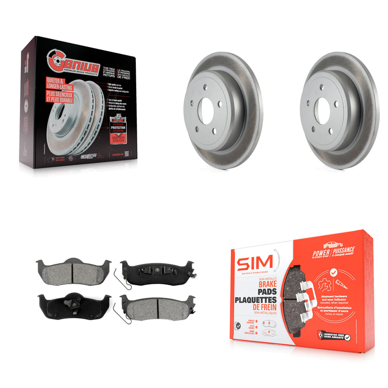 Transit Auto KGS-101238 Disc Brake Kit for 2005-2010 Jeep Grand Cherokee, Jeep Commander - Rear
