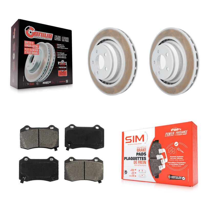 Transit Auto KGS-101239 Disc Brake Kit for 2005-2023 Dodge Challenger, Dodge Charger and More - Rear
