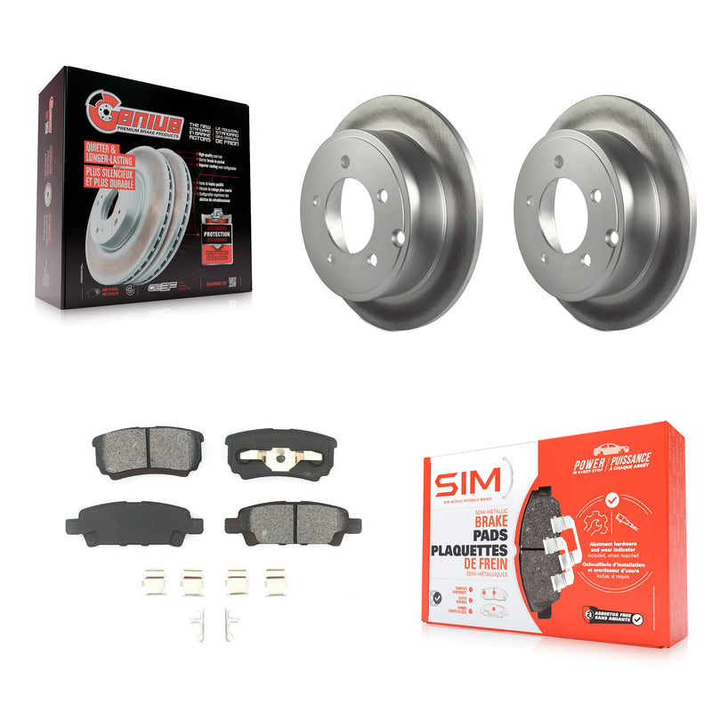 Transit Auto KGS-101242 Disc Brake Kit for 2007-2017 Mitsubishi Lancer, Chrysler 200 and More - Rear
