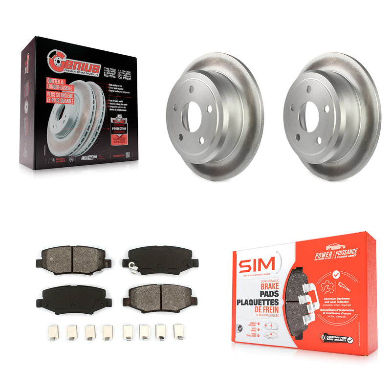 Transit Auto KGS-101244 Disc Brake Kit for 2007-2018 Jeep Wrangler JK, Jeep Wrangler - Rear