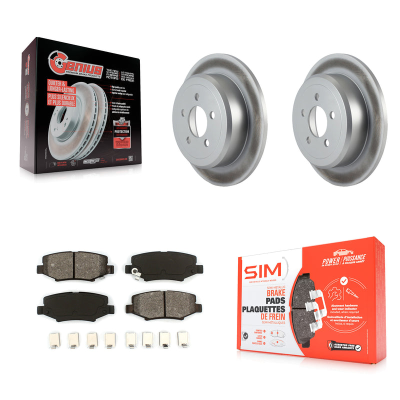 Transit Auto KGS-101246 Disc Brake Kit for 2007-2012 Jeep Liberty, Dodge Nitro - Rear