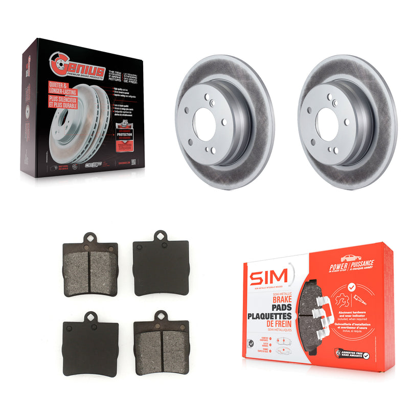 Transit Auto KGS-101286 Disc Brake Kit for 1996-2011 Mercedes-Benz SLK300, Chrysler Crossfire and More - Rear