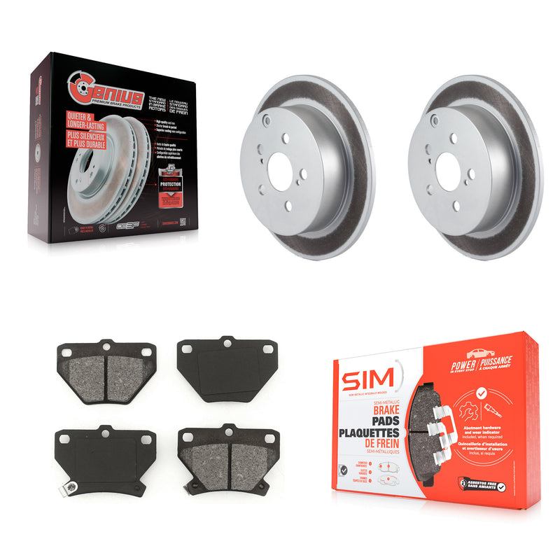 Transit Auto KGS-101292 Disc Brake Kit for 2000-2008 Toyota Corolla, Pontiac Vibe and More - Rear