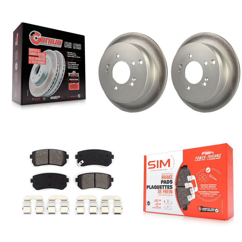 Transit Auto KGS-101307 Disc Brake Kit for 2010-2016 Kia Sportage, Hyundai Tucson - Rear