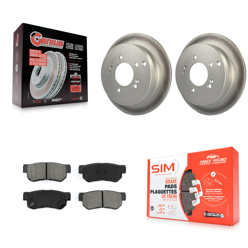Transit Auto KGS-101308 Disc Brake Kit for 2001-2010 Hyundai Tucson, Kia Sportage, Hyundai Santa Fe - Rear