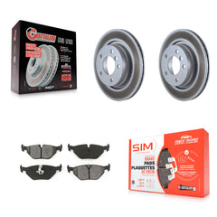 Transit Auto KGS-101316 Disc Brake Kit for 1996-2006 BMW 325Ci, BMW 325i and More - Rear