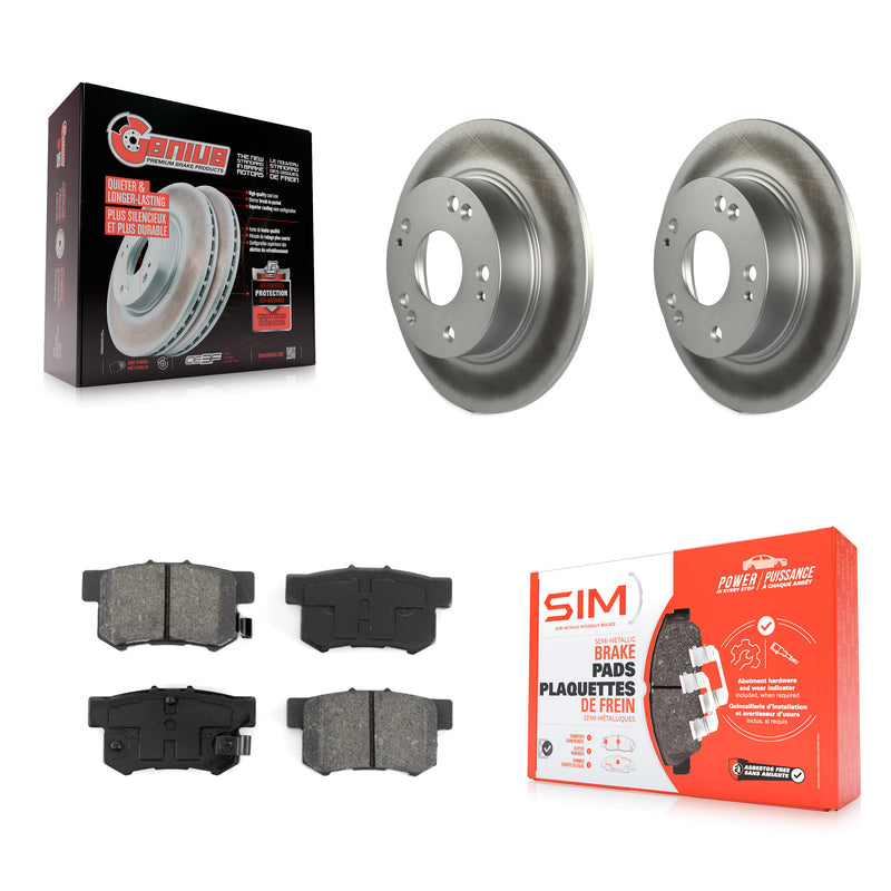 Transit Auto KGS-101317 Disc Brake Kit for 2003-2008 Honda Accord, Acura TSX - Rear