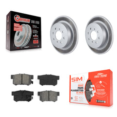 Transit Auto KGS-101326 Disc Brake Kit for 2001-2005 Honda Civic, Acura EL - Rear