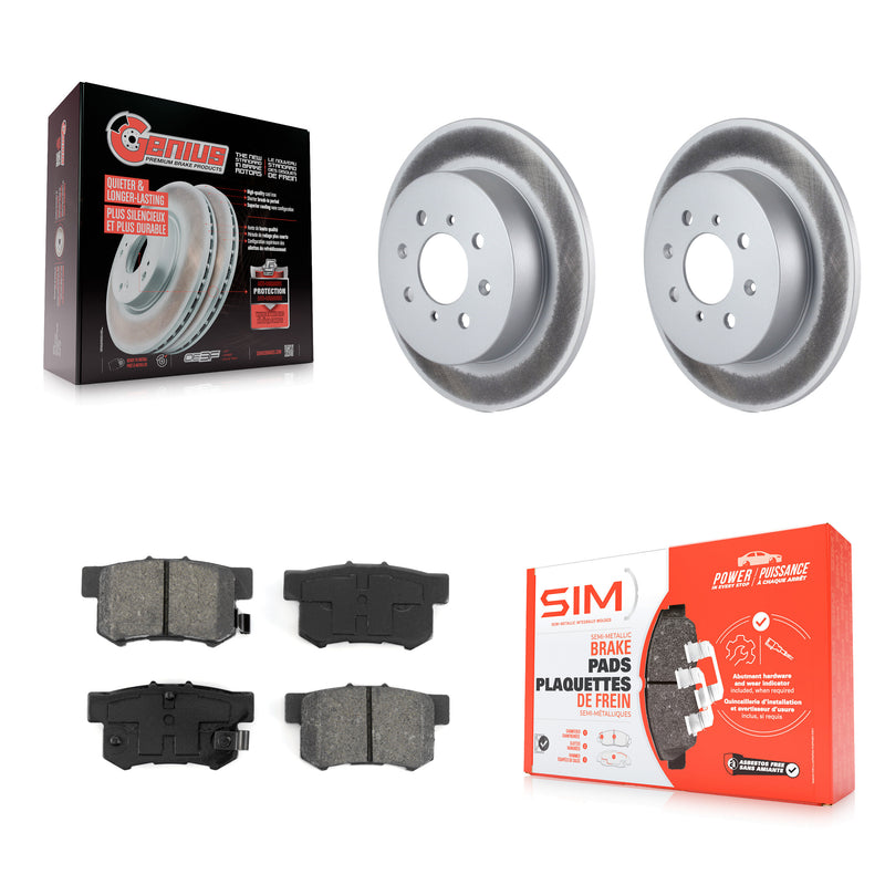 Transit Auto KGS-101326 Disc Brake Kit for 2001-2005 Honda Civic, Acura EL - Rear