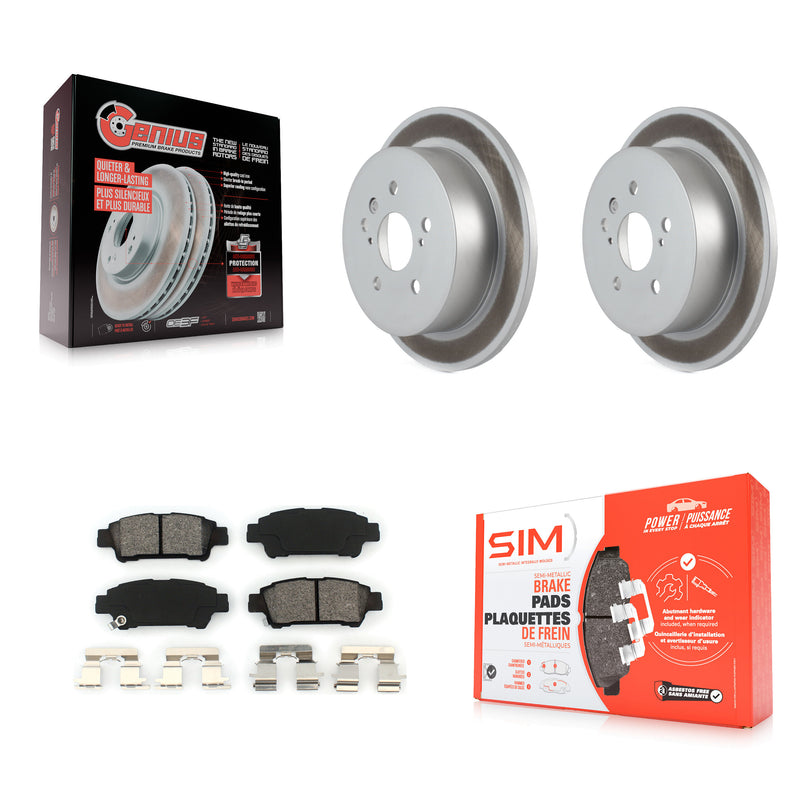Transit Auto KGS-101333 Disc Brake Kit for 2004-2010 Toyota Sienna - Rear