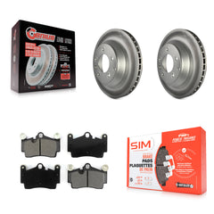 Transit Auto KGS-101335 Disc Brake Kit for 2003-2015 Audi Q7, Porsche Cayenne, Volkswagen Touareg - Rear