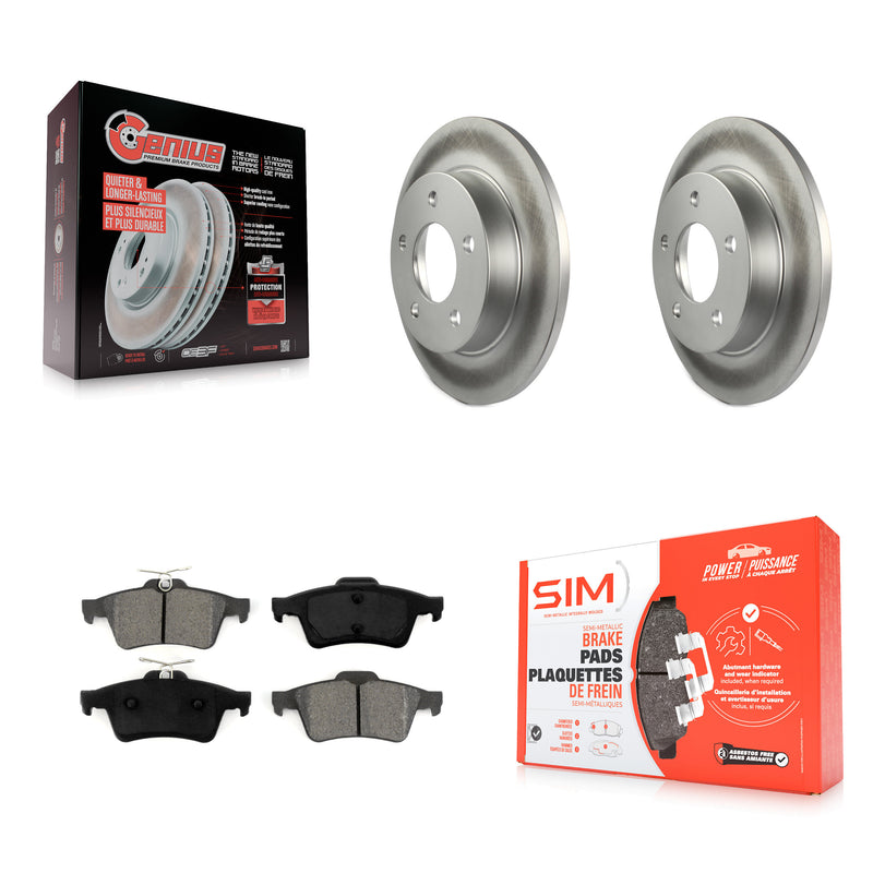 Transit Auto KGS-101339 Disc Brake Kit for 2006-2013 Mazda 3 Sport, Mazda 3 - Rear