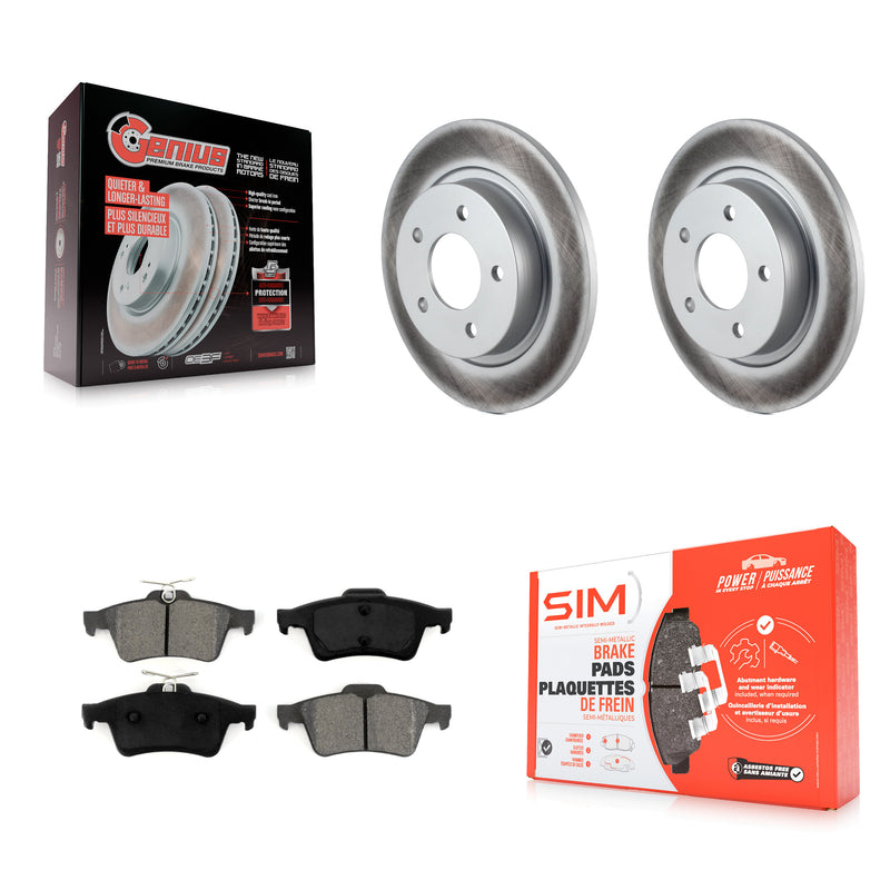 Transit Auto KGS-101341 Disc Brake Kit for 2004-2013 Mazda 3 Sport, Mazda 3 - Rear