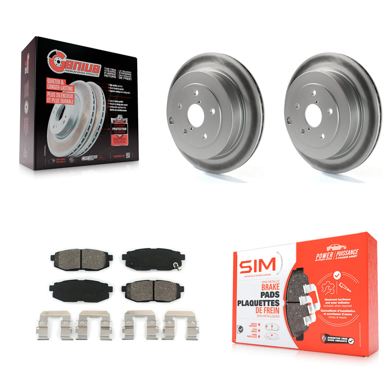 Transit Auto KGS-101360 Disc Brake Kit for 2006-2014 Subaru Tribeca, Subaru B9 Tribeca - Rear