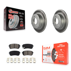Transit Auto KGS-101368 Disc Brake Kit for 2014-2017 Hyundai Tucson, Hyundai Sonata, Kia Cadenza - Rear