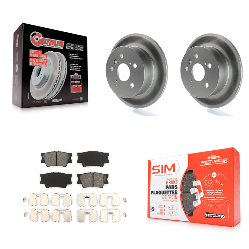Transit Auto KGS-101379 Disc Brake Kit for 2007-2012 Toyota Avalon, Lexus ES350, Toyota Camry - Rear