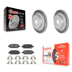 Transit Auto KGS-101401 Disc Brake Kit for 2007-2015 INFINITI Q60, INFINITI G35 - Rear