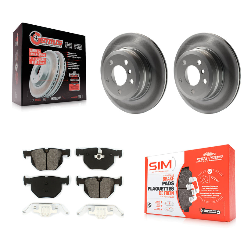 Transit Auto KGS-101406 Disc Brake Kit for 2007-2019 BMW X5, BMW X6 - Rear