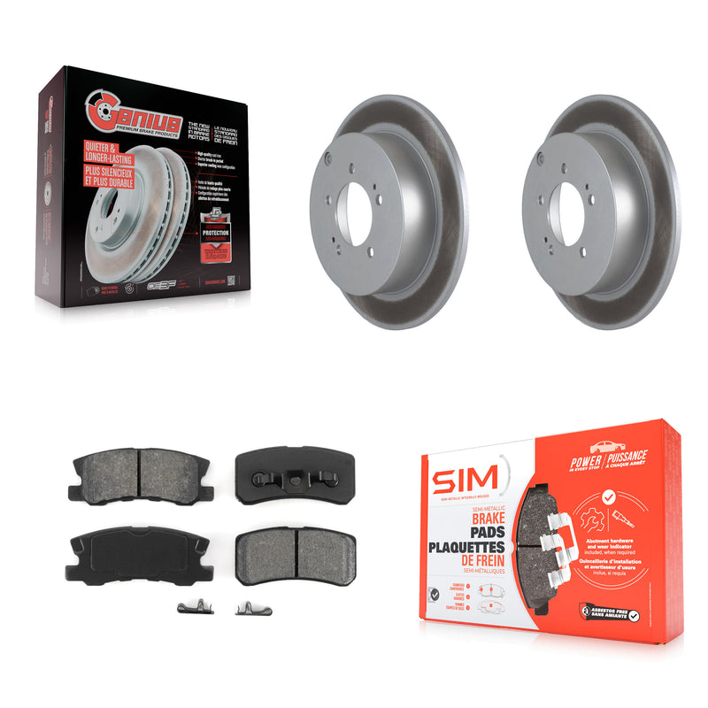 Transit Auto KGS-101409 Disc Brake Kit for 2007-2015 Mitsubishi Outlander, Mitsubishi Lancer - Rear