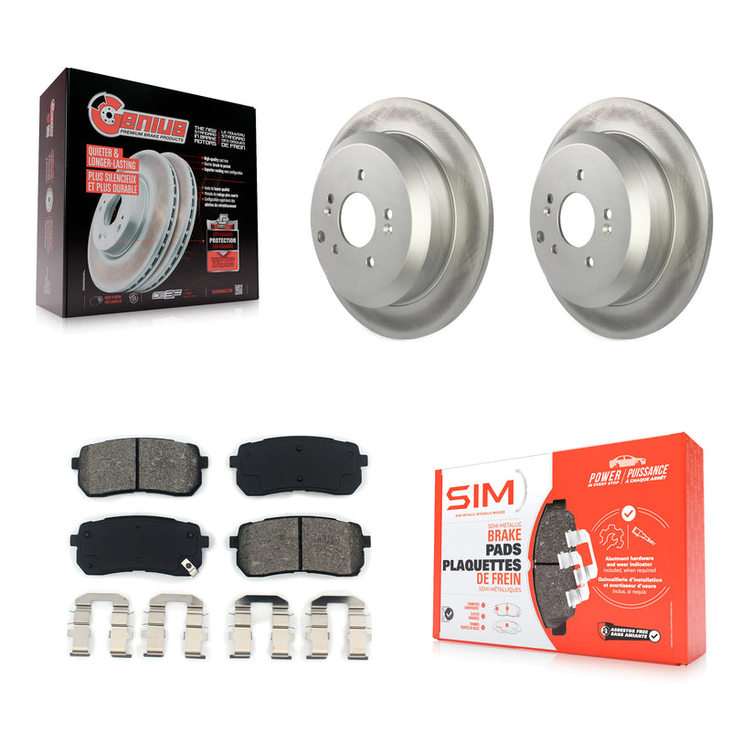 Transit Auto KGS-101410 Disc Brake Kit for 2007-2012 Hyundai Veracruz - Rear