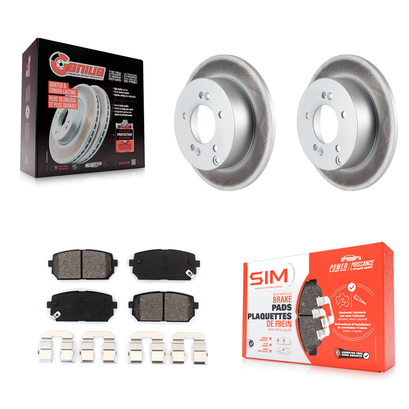 Transit Auto KGS-101411 Disc Brake Kit for 2007-2012 Kia Rondo - Rear